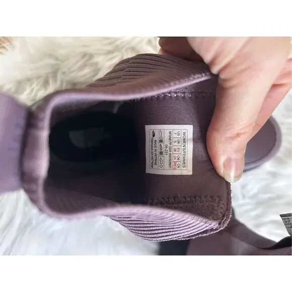 The North Face Women's Halseigh Knit Waterproof Snow Boots Light Mauve Size 7 pu - Picture 5 of 7